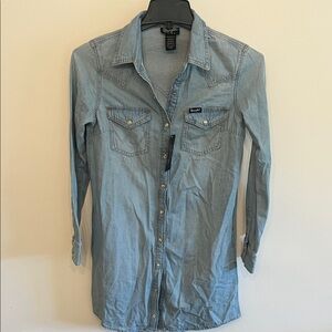 Wrangler Denim Blue Mini Dress